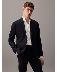 Calvin Klein - Wool Suit Blazer - Lyst