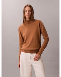 Calvin Klein - Maglione A Collo Alto - Lyst