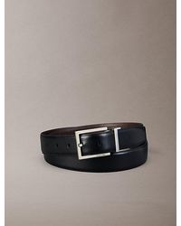 Calvin Klein - Reversible Full-Grain Leather Belt - Lyst