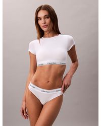 Calvin Klein - T-Shirt Bralette - Lyst