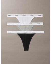 Calvin Klein - Lot De 3 Strings - Lyst