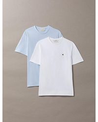 Calvin Klein - Jeans 2 Pack Monogram T-Shirts - Lyst