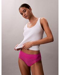Calvin Klein - Brazilian Briefs Icon Logo Lace - Lyst