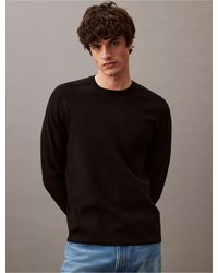 Calvin Klein - Tech Knit Crewneck Sweater - Lyst