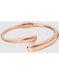 Calvin Klein - Bracelet rigide ouvert - Ellipse - Lyst
