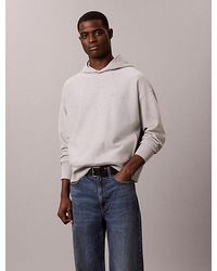 Calvin Klein - Jeans Premium Terry Back Logo Hoodie - Lyst