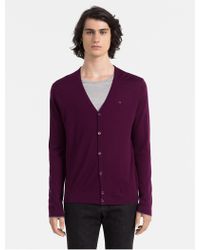 calvin klein cardigan mens