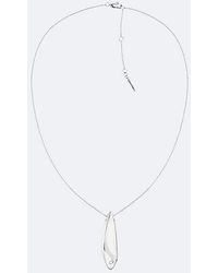 Calvin Klein - Jeans Sculpted Pendant Necklace - Lyst