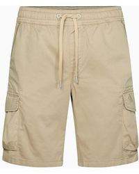 Calvin Klein Shorts cargo de sarga fina - Gris