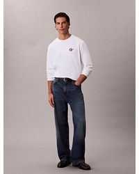 Calvin Klein - Jeans Back Logo Long Sleeve T-Shirt - Lyst