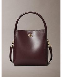 Calvin Klein - Bucket Bag Met Monogramlogo-Hardware - Lyst
