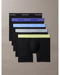 Calvin Klein - 5 Pack Boxer Briefs - Lyst