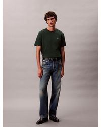 Calvin Klein - T-Shirt Relaxed Avec Logo Monogramme Brodé - Lyst