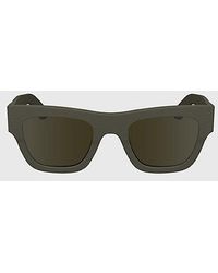 Calvin Klein - Modified Rectangle Sunglasses - Lyst