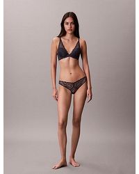 Calvin Klein - Bikini Briefs Sensual Stretch Lace - Lyst