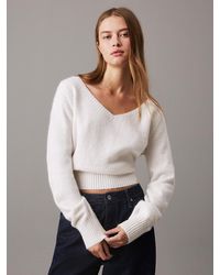 Calvin Klein - Maglione Con Scollo A V - Lyst
