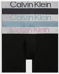 Calvin Klein - 3er-Pack Boxershorts - Steel Micro - Lyst