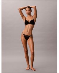 Calvin Klein - Ck Geo Lace Thong - Lyst