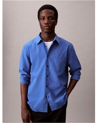 Calvin Klein - Tech Poplin Button-Down Shirt - Lyst