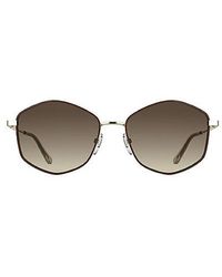 Calvin Klein - Modified Rectangle Sunglasses - Lyst