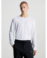 Calvin Klein - Long Sleeve Gym T-shirt - Lyst