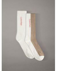 Calvin Klein - 2 Pack Moisture-Wicking Crew Socks - Lyst