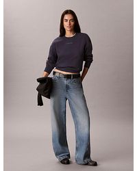 Calvin Klein - Sport French Terry Relaxed Sweatshirt - Lyst