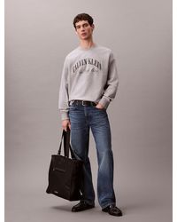 Calvin Klein - Terry Logo Graphic Relaxed Sweatshirt - Lyst