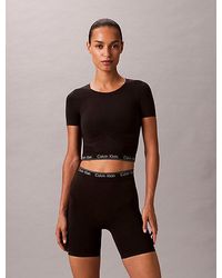 Calvin Klein - Shapewear Short Sleeve Top Icon - Lyst