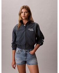 Calvin Klein - Nylon Jack Met Biezen - Lyst