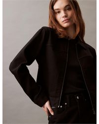 Calvin Klein - Refined Denim Zip Jacket - Lyst