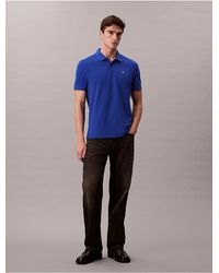 Calvin Klein - Calvin Klein Cotton Pique Classic Polo Shirt - Lyst