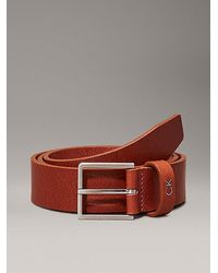 Calvin Klein - Leather Belt - Lyst