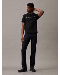 Calvin Klein - Logo-T-Shirt aus Baumwolle - Lyst