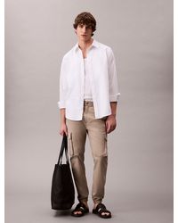 Calvin Klein - Pantaloni Cargo Ripstop Skinny - Lyst