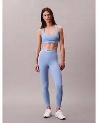 Calvin Klein - Sneldrogende 7/8 Sportlegging Met Hoge Taille - Lyst