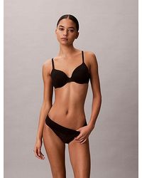 Calvin Klein - Low Rise Bikini Briefs Icon Logo Lace - Lyst