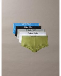 Calvin Klein - 5 Pack Boy Shorts Extra Soft Cotton Stretch - Lyst