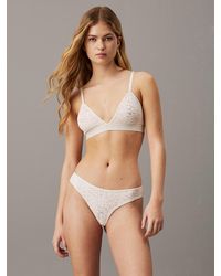 Calvin Klein - Lace Bikini Briefs - Lyst