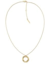 Calvin Klein - Jeans Fluid Forms Pendant Necklace - Lyst
