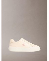 Calvin Klein - Leather Durable Traction Chunky Trainers - Lyst
