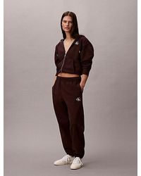 Calvin Klein - Jeans Cotton Terry Monogram Joggers - Lyst