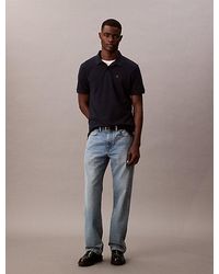 Calvin Klein - Polo de piqué de algodón - Lyst
