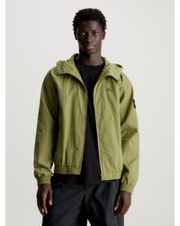 Calvin Klein - Structured Nylon Hooded Jacket - Lyst