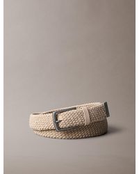Calvin Klein - Cintura Con Logo Intrecciato - Lyst