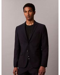 Calvin Klein - Slim Wool Stretch Blazer - Lyst