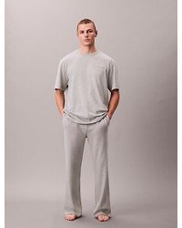 Calvin Klein - Pantalón de pijama de punto de algodón - Lyst