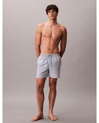 Calvin Klein - Medium Drawstring Swim Shorts - Lyst