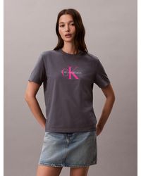 Calvin Klein - Monogram Logo T-Shirt - Lyst