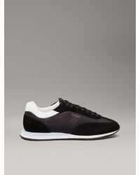 Calvin Klein - Baskets Basses En Daim - Lyst